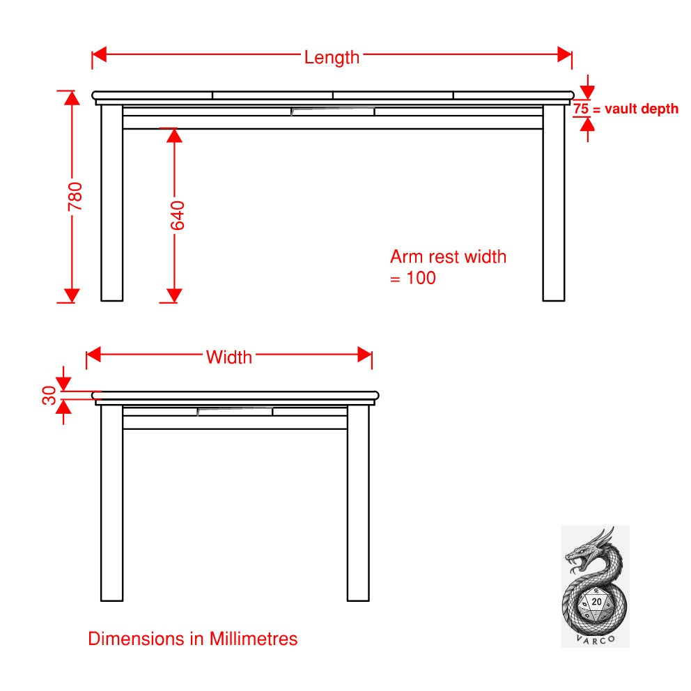 Premium Gaming Table (Deposit Only) - Full Value $2,990